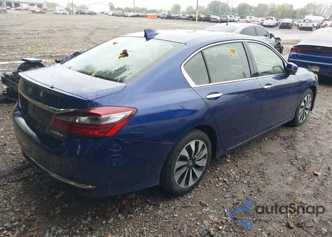 2017 Honda Accord Hybrid Ex-L from USA, damaged, VIN JHMCR6F52HC017352